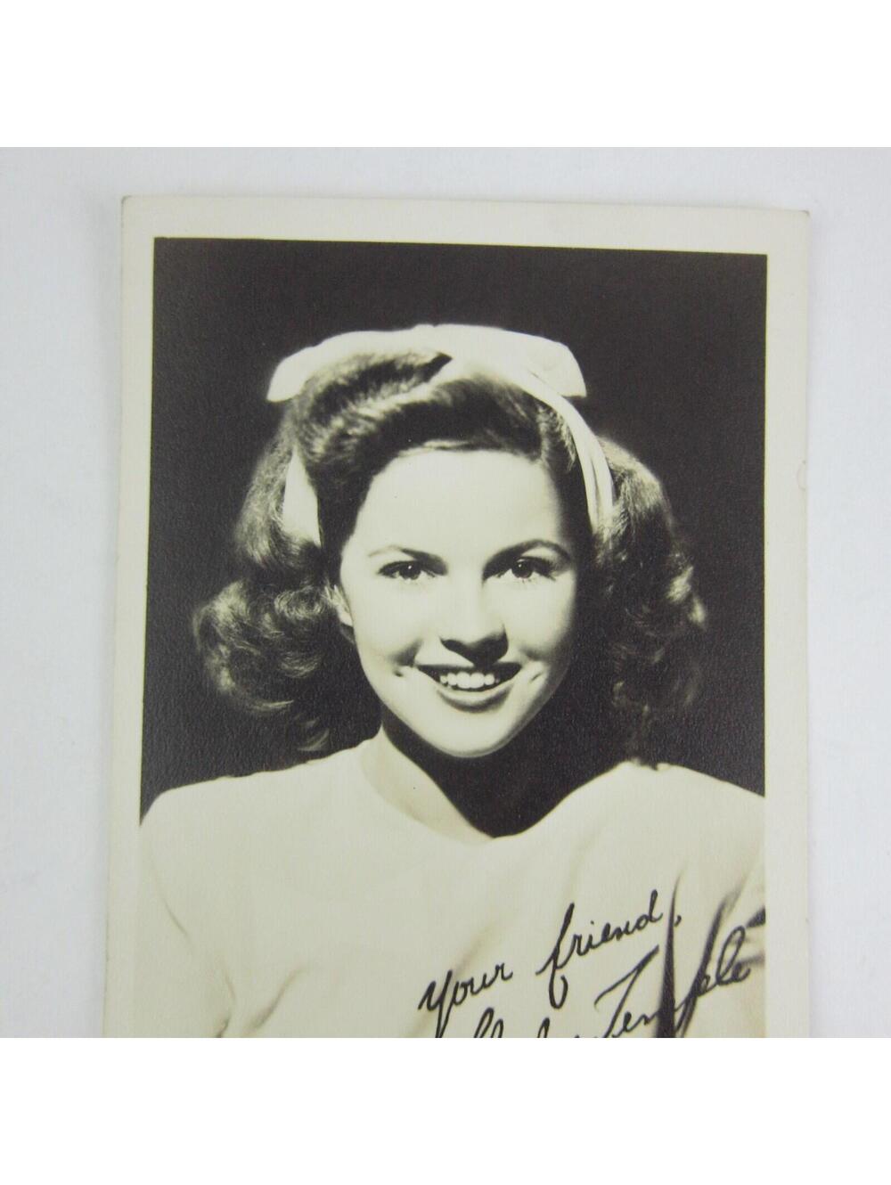 Shirley Temple Postcard Hollywood Actress Teen Duel in the Sun Vintage 1940s - Picture 2 of 14